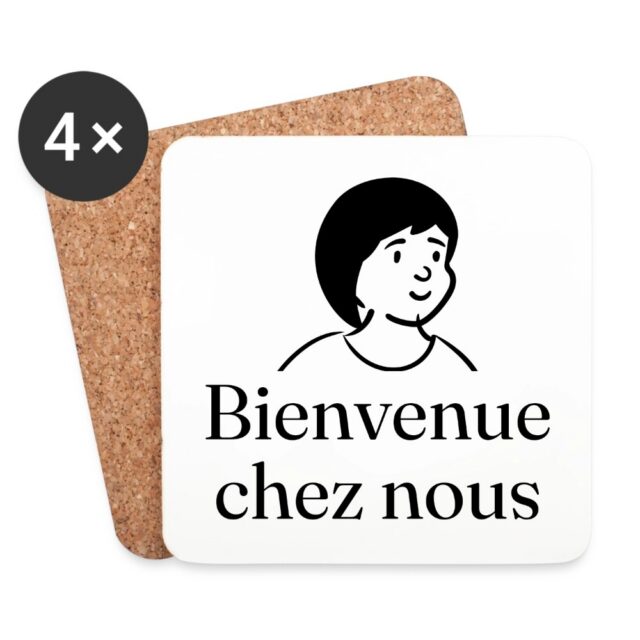Dessous de verre personnalisés au prénom