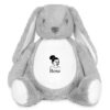 Grande peluche lapin personnalisée au prénom