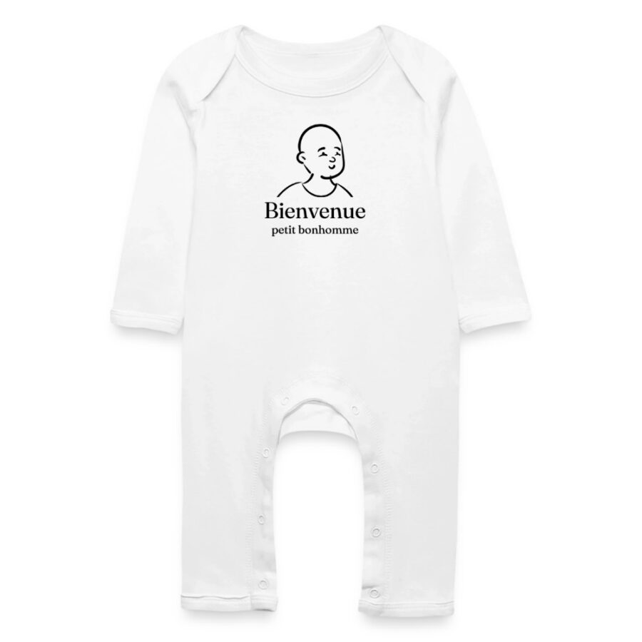 Grenouillère bébé personnalisée au prénom