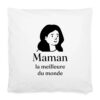 Housse de coussin personnalisée au prénom