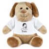 Peluche chien personnalisée au prénom