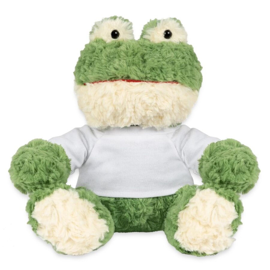Peluche grenouille personnalisée — photo du fabricant