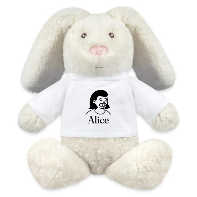 Peluche lapin personnalisée au prénom