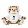 Peluche tigre personnalisée au prénom