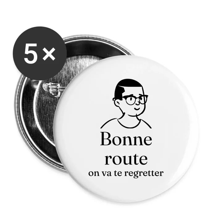 Badges personnalisés au prénom, cadeau pour un collègue