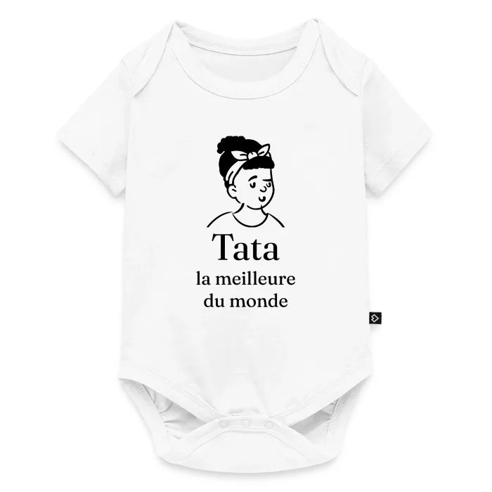 Body bébé personnalisé au prénom, cadeau pour tata
