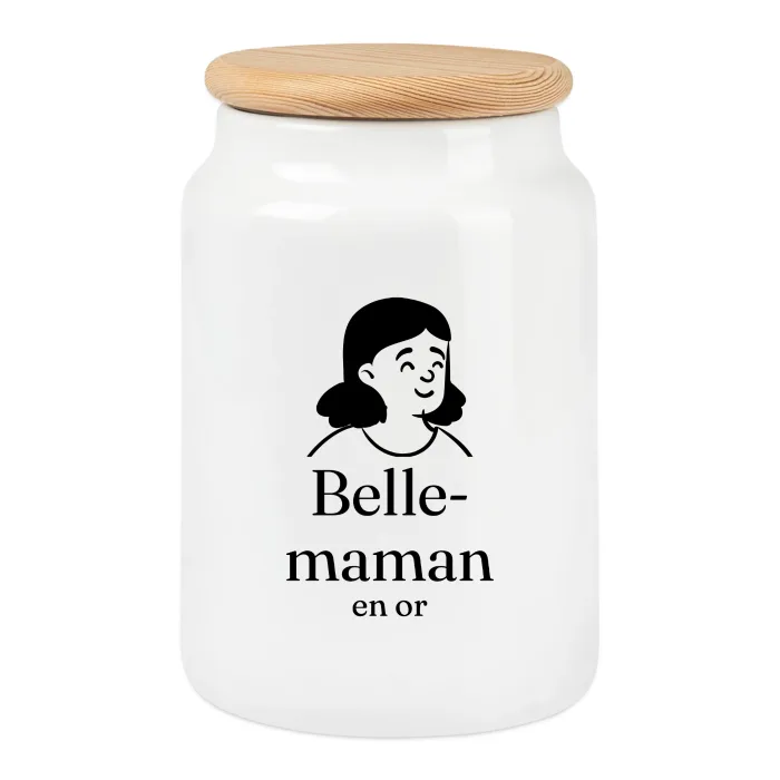 Boîte à biscuits personnalisée au prénom, cadeau pour sa belle-mère