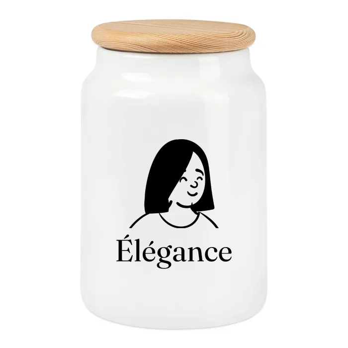 Boîte à biscuits personnalisée au prénom, cadeau chic