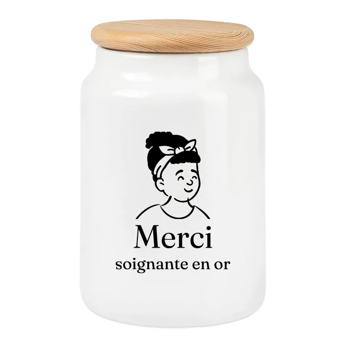 Boîte à biscuits personnalisée au prénom, cadeau pour infirmières et soignants