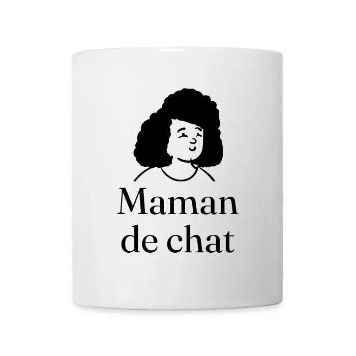 Mug personnalisé au prénom, cadeau pour les amoureux des chats