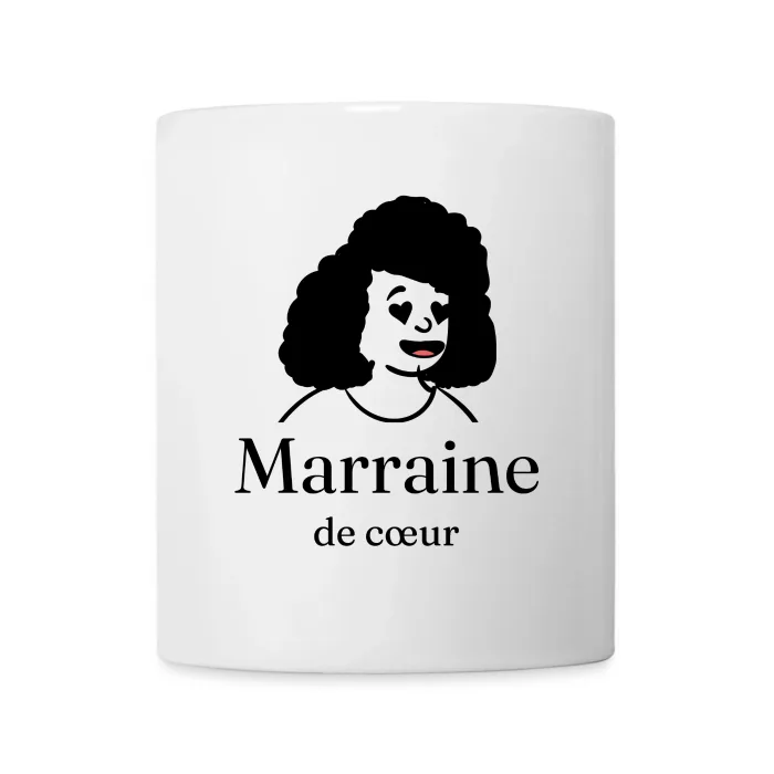 Mug personnalisé au prénom, cadeau pour sa marraine
