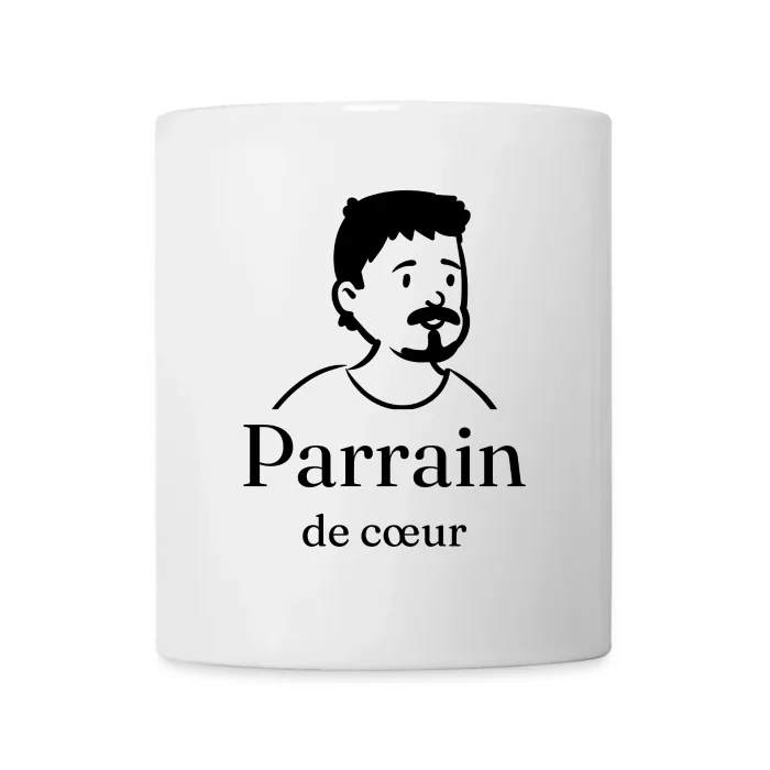 Mug personnalisé au prénom, cadeau pour son parrain