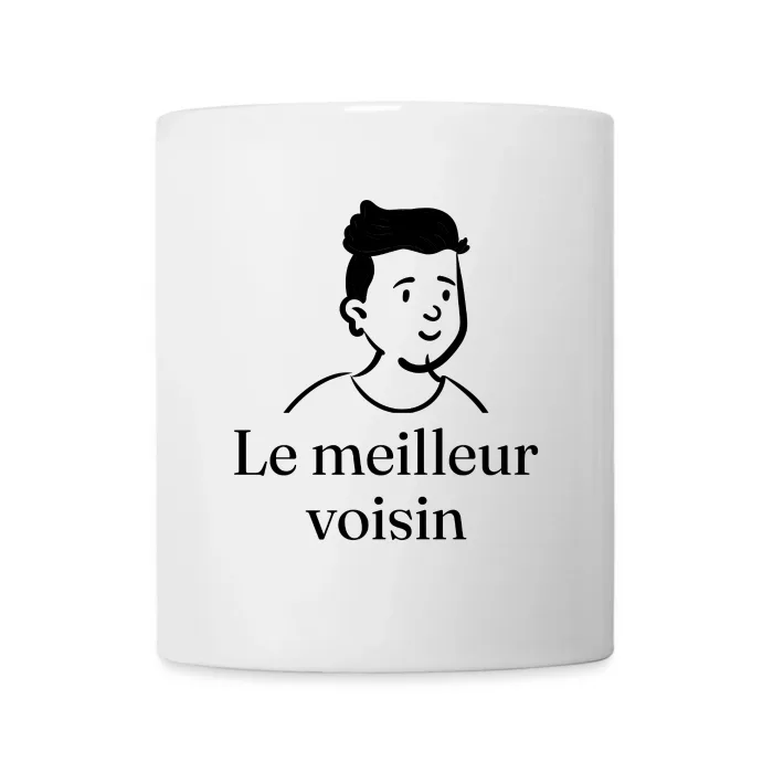 Mug personnalisé au prénom, cadeau pour un voisin