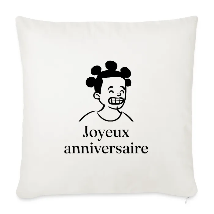 Coussin personnalisé au prénom, cadeau d’anniversaire
