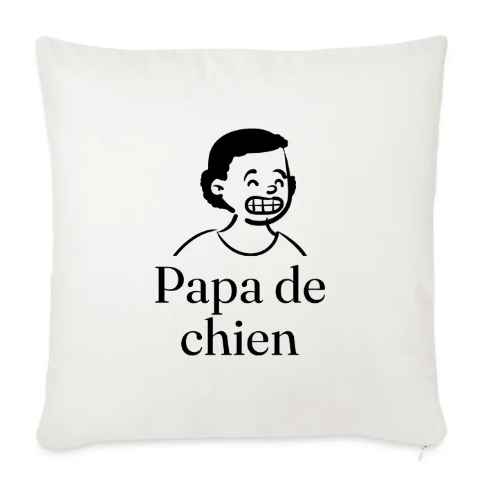 Coussin personnalisé au prénom, cadeau pour les amoureux des chiens