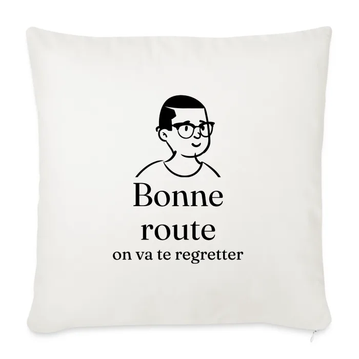 Coussin personnalisé au prénom, cadeau pour un collègue
