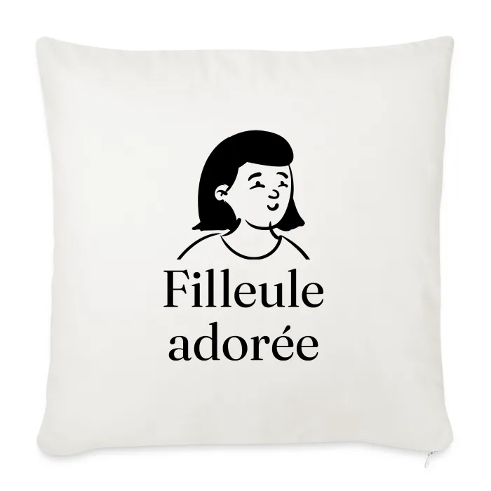 Coussin personnalisé au prénom, cadeau pour un filleul ou une filleule
