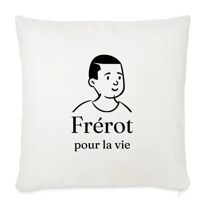 Coussin personnalisé au prénom, cadeau pour son frère