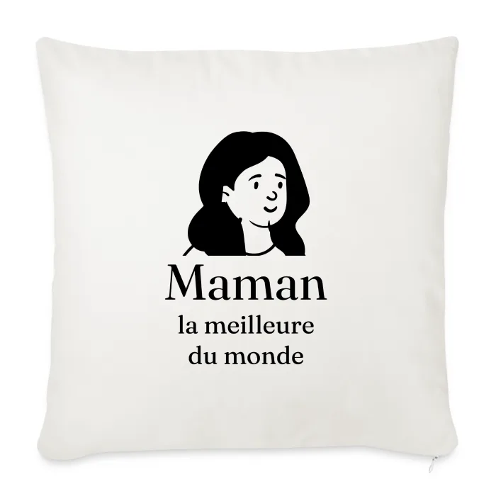 Coussin personnalisé au prénom, cadeau pour maman