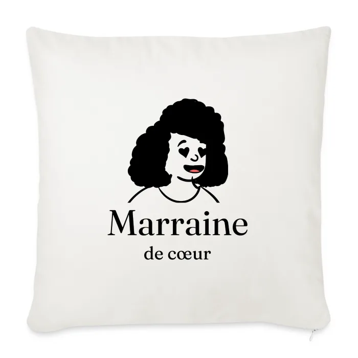Coussin personnalisé au prénom, cadeau pour sa marraine