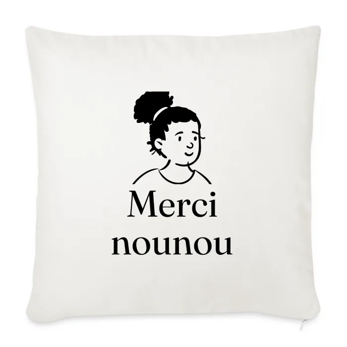 Coussin personnalisé au prénom, cadeau pour la nounou
