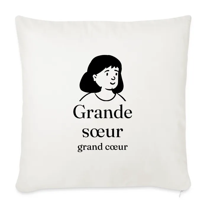 Coussin personnalisé au prénom, cadeau pour sa sœur