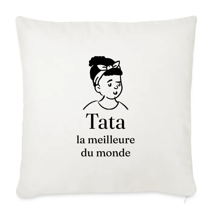 Coussin personnalisé au prénom, cadeau pour tata