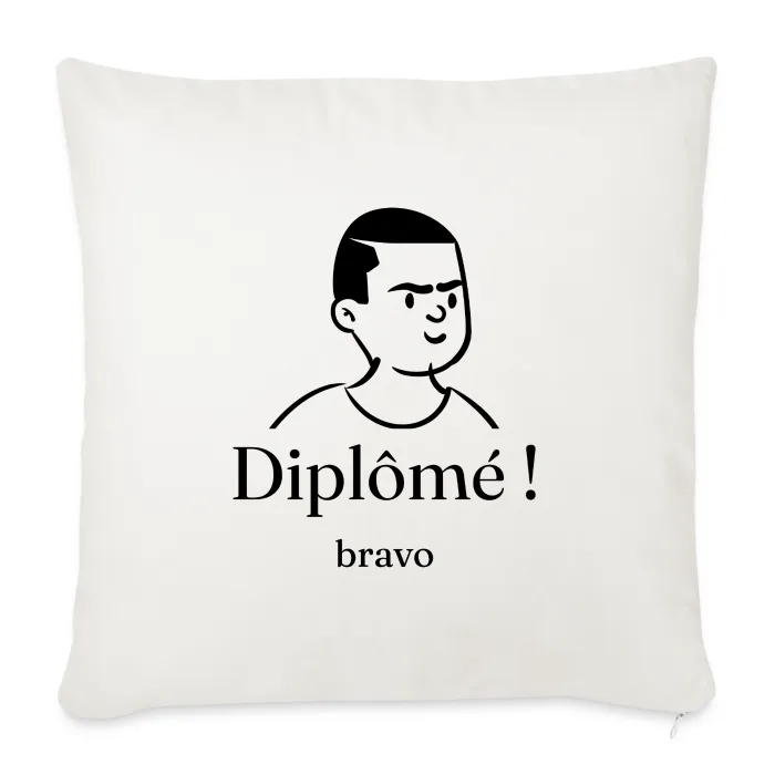 Coussin personnalisé au prénom, cadeau pour une remise de diplôme