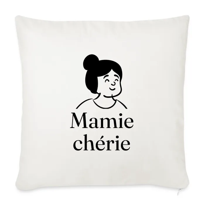 Coussin personnalisé au prénom, cadeau pour la fête des grands-mères
