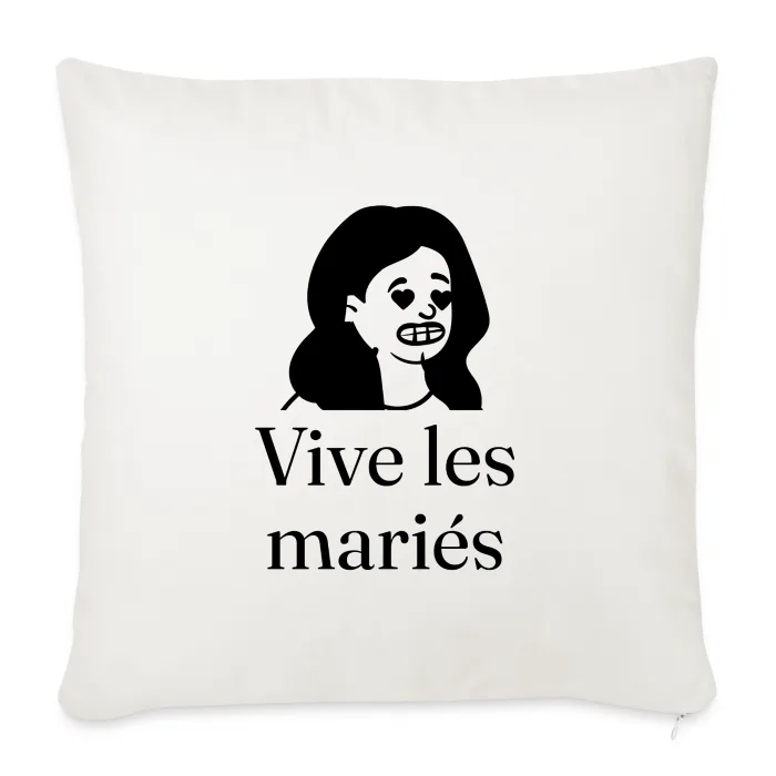 Coussin personnalisé au prénom, cadeau de mariage