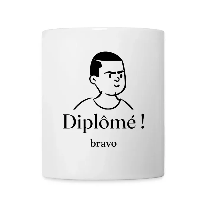 Mug personnalisé au prénom, cadeau pour une remise de diplôme