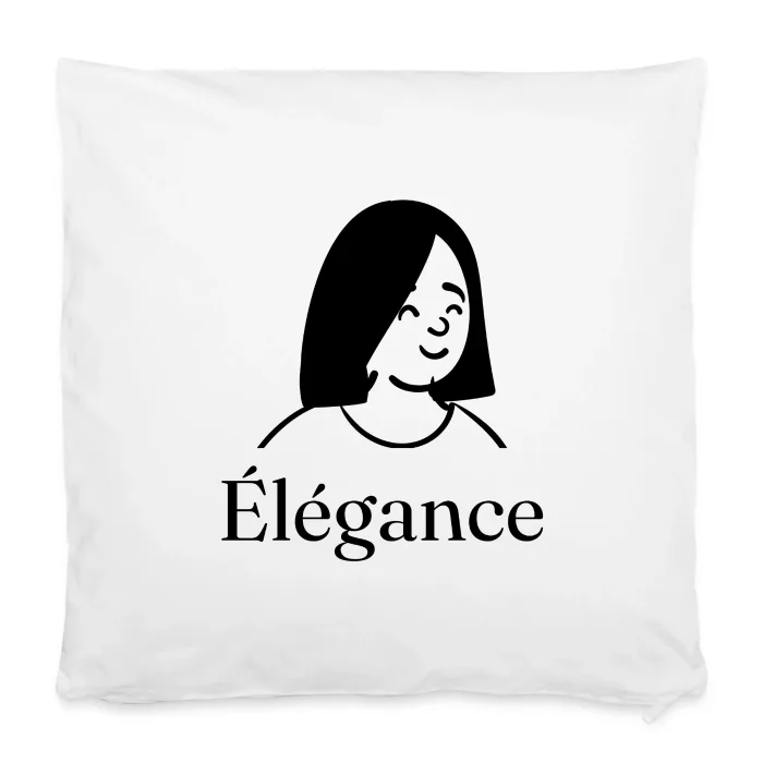 Housse de coussin personnalisée au prénom, cadeau chic