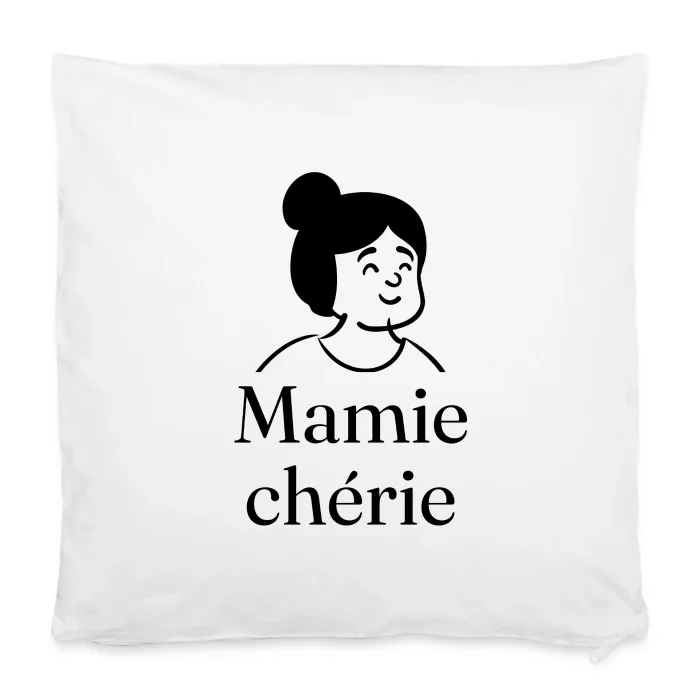Housse de coussin personnalisée au prénom, cadeau pour la fête des grands-mères