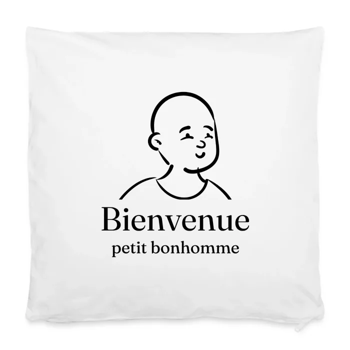 Housse de coussin personnalisée au prénom, cadeau de naissance