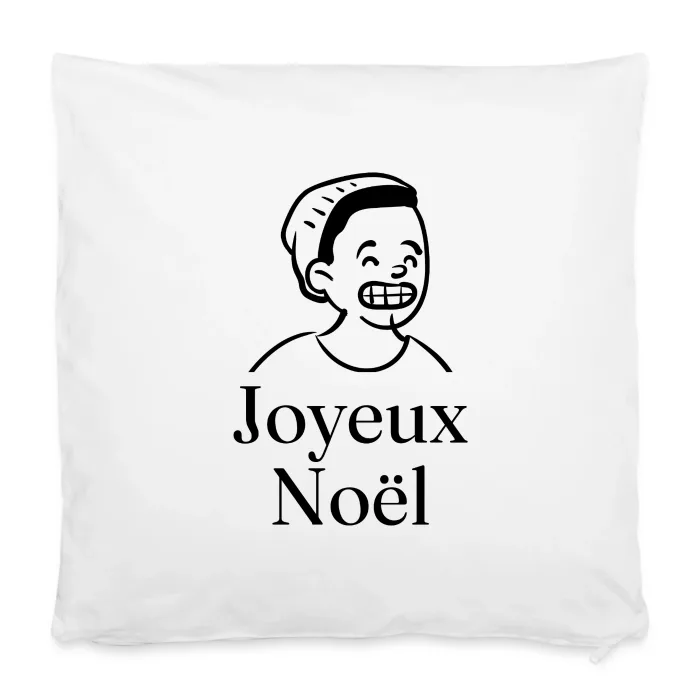 Housse de coussin personnalisée au prénom, cadeau pour Noël