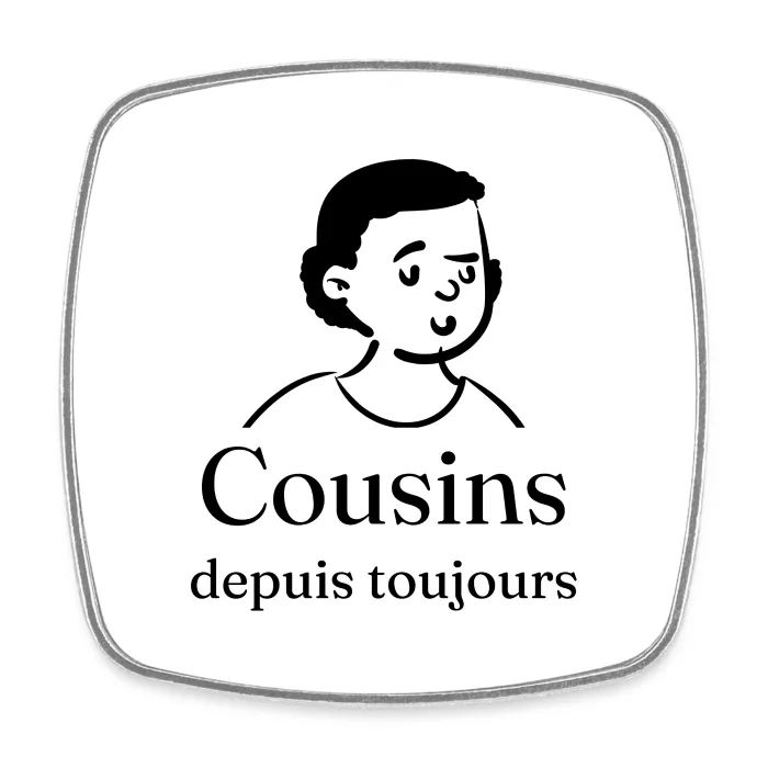 Magnet personnalisé au prénom, cadeau pour un cousin ou une cousine
