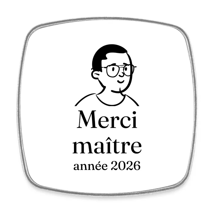Magnet personnalisé au prénom, cadeau pour le maître