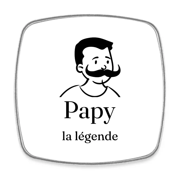 Magnet personnalisé au prénom, cadeau pour papy