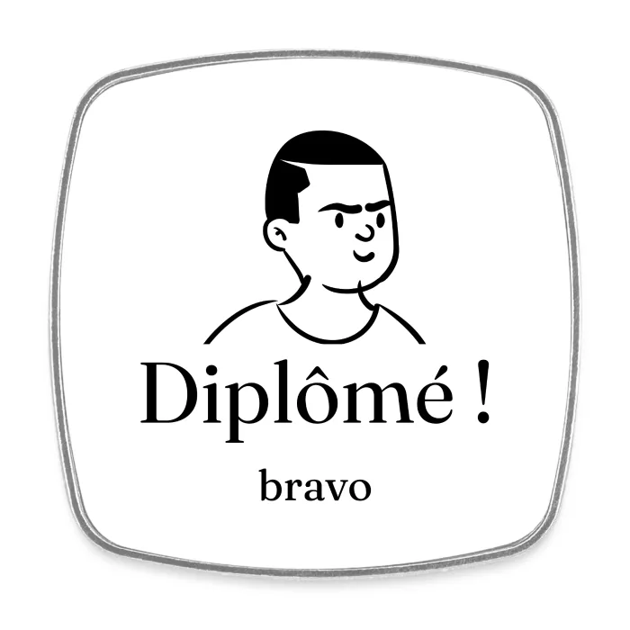 Magnet personnalisé au prénom, cadeau pour une remise de diplôme