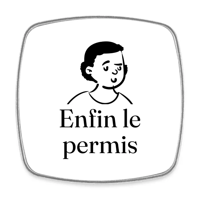 Magnet personnalisé au prénom, cadeau pour le permis de conduire