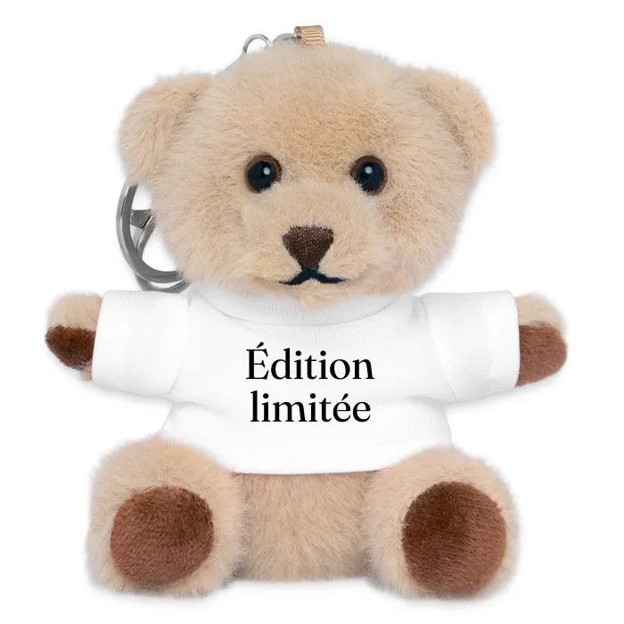 Porte-clés ourson personnalisé au prénom, cadeau original