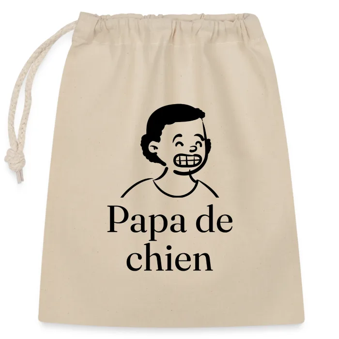 Sac cadeau personnalisé au prénom, cadeau pour les amoureux des chiens