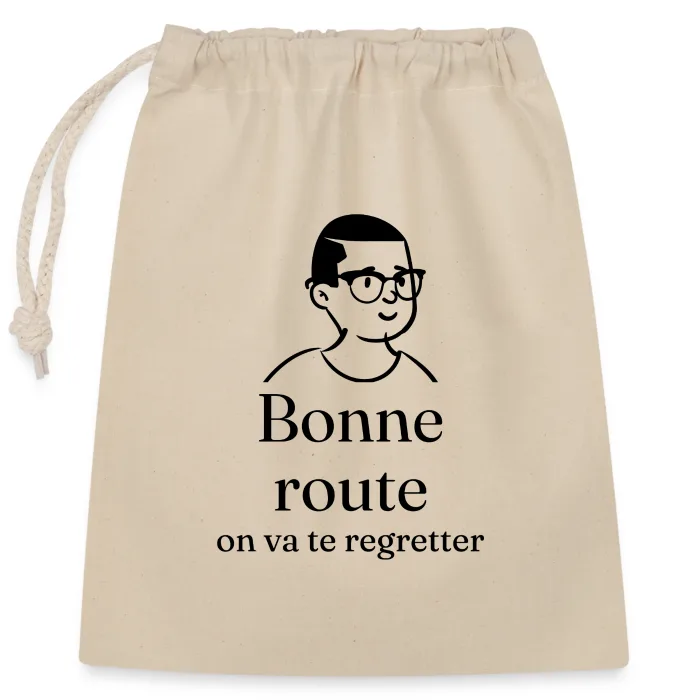Sac cadeau personnalisé au prénom, cadeau pour un collègue