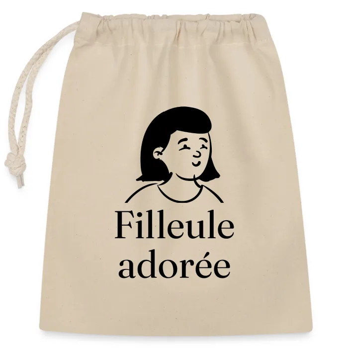 Sac cadeau personnalisé au prénom, cadeau pour un filleul ou une filleule