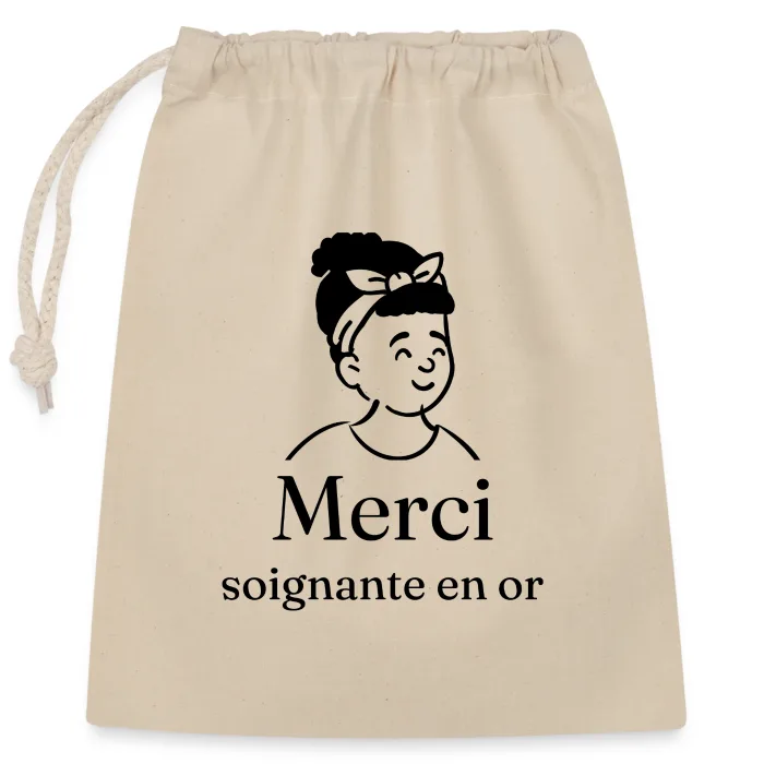 Sac cadeau personnalisé au prénom, cadeau pour infirmières et soignants