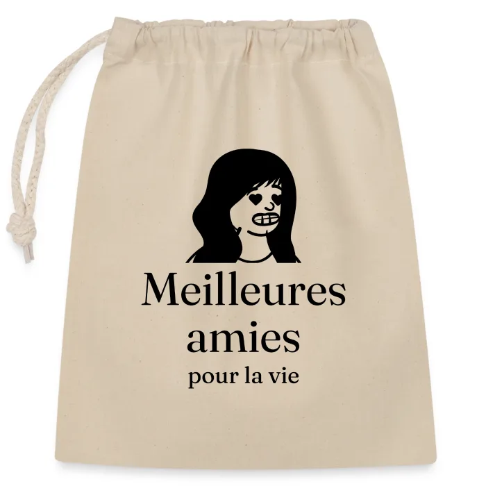 Sac cadeau personnalisé au prénom, cadeau pour sa meilleure amie