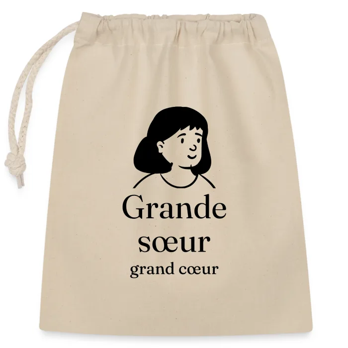 Sac cadeau personnalisé au prénom, cadeau pour sa sœur