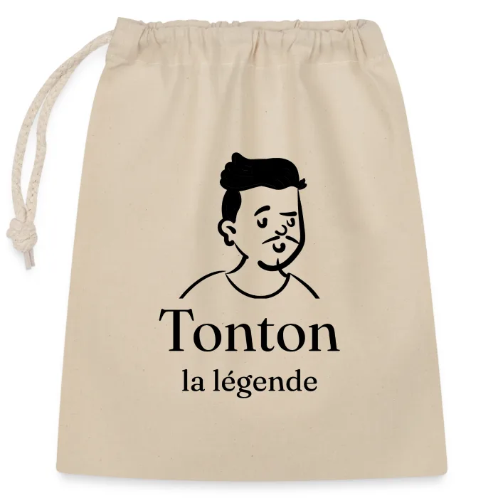 Sac cadeau personnalisé au prénom, cadeau pour tonton