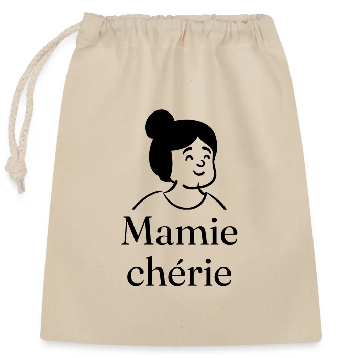 Sac cadeau personnalisé au prénom, cadeau pour la fête des grands-mères
