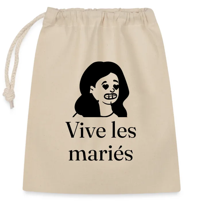 Sac cadeau personnalisé au prénom, cadeau de mariage